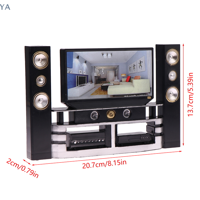 Audio House Music - [L]1/12 Dollhouse Mini TV Audio Ornament