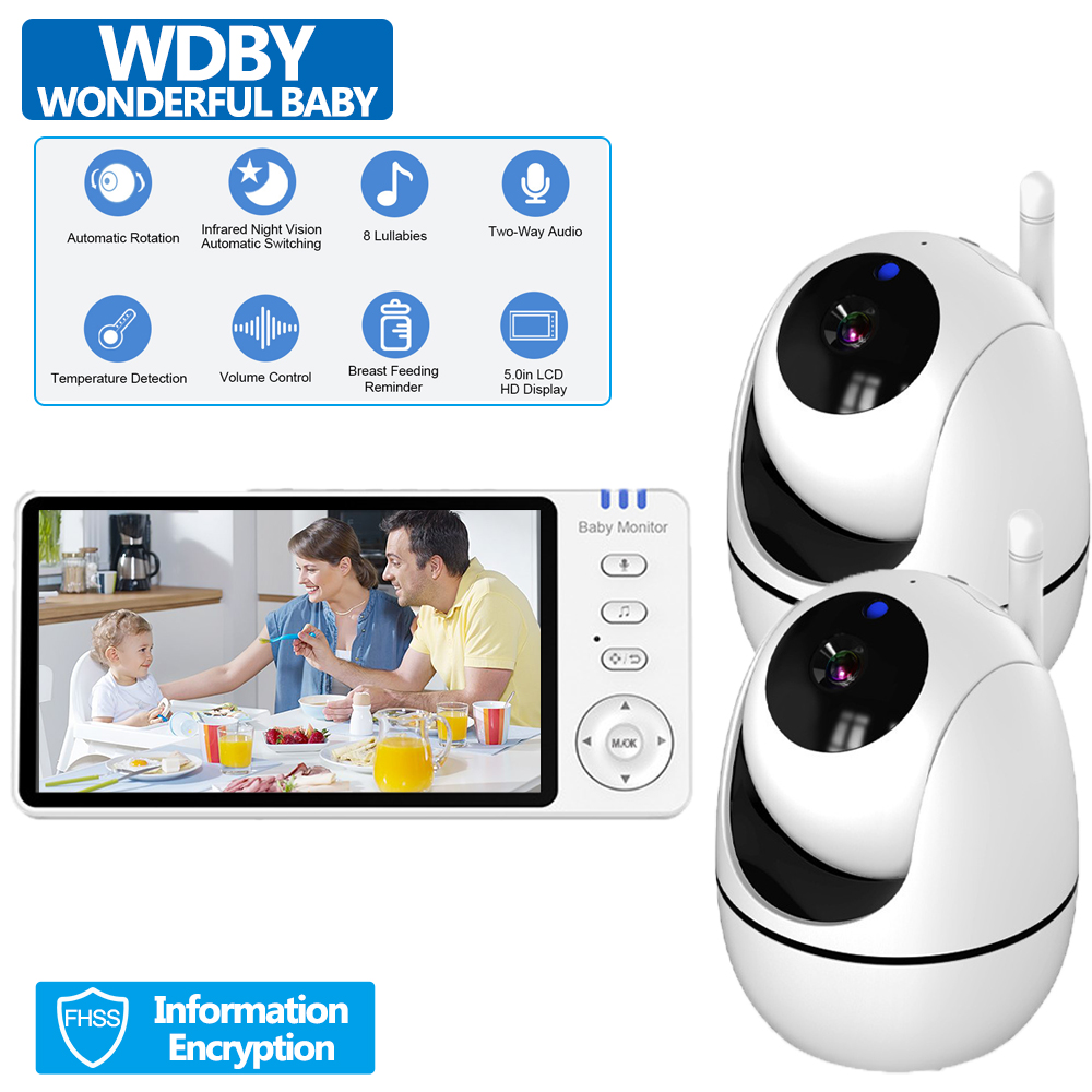 Zoom Audio Music - 5 Inch LCD Video Baby Monitor