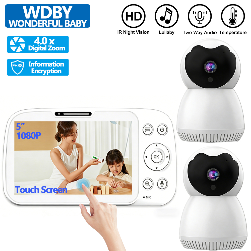 5 Inch Touch Screen Baby Monit - đánh giá và giá Zoom Audio Music