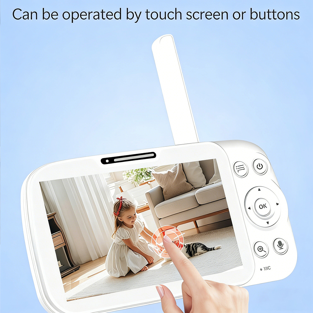 5 Inch Touch Screen Baby Monit - đánh giá và giá Zoom Audio Music