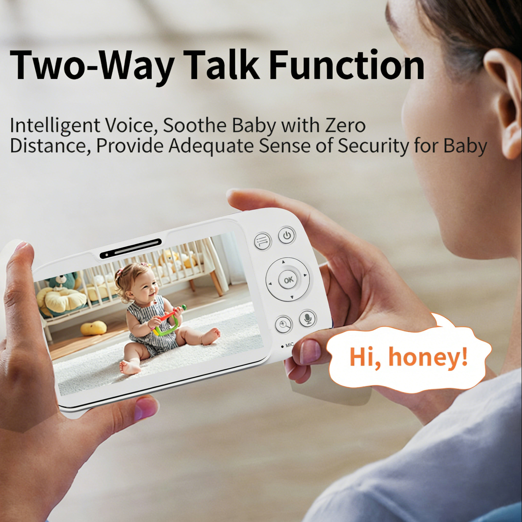 5 Inch Touch Screen Baby Monit - đánh giá và giá Zoom Audio Music