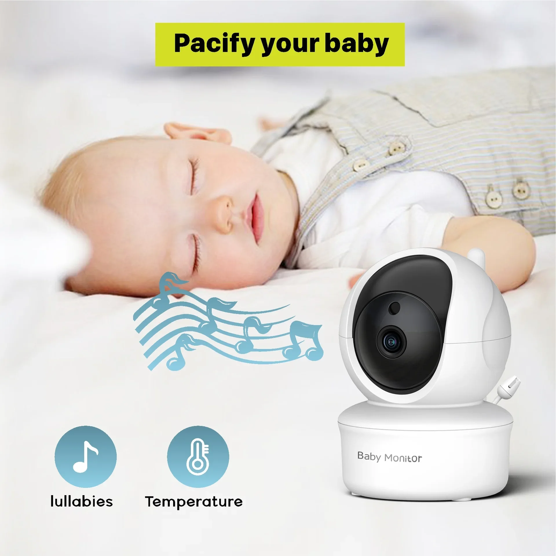 5.0 Inch Video Baby Monitor Wi - đánh giá và giá Zoom Audio Music