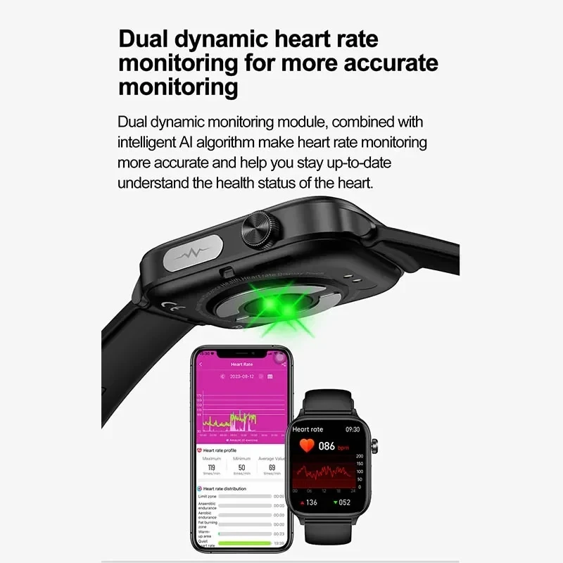 2025 New ECG+PPG Monitoring Sm - đánh giá và giá Audio Music Light