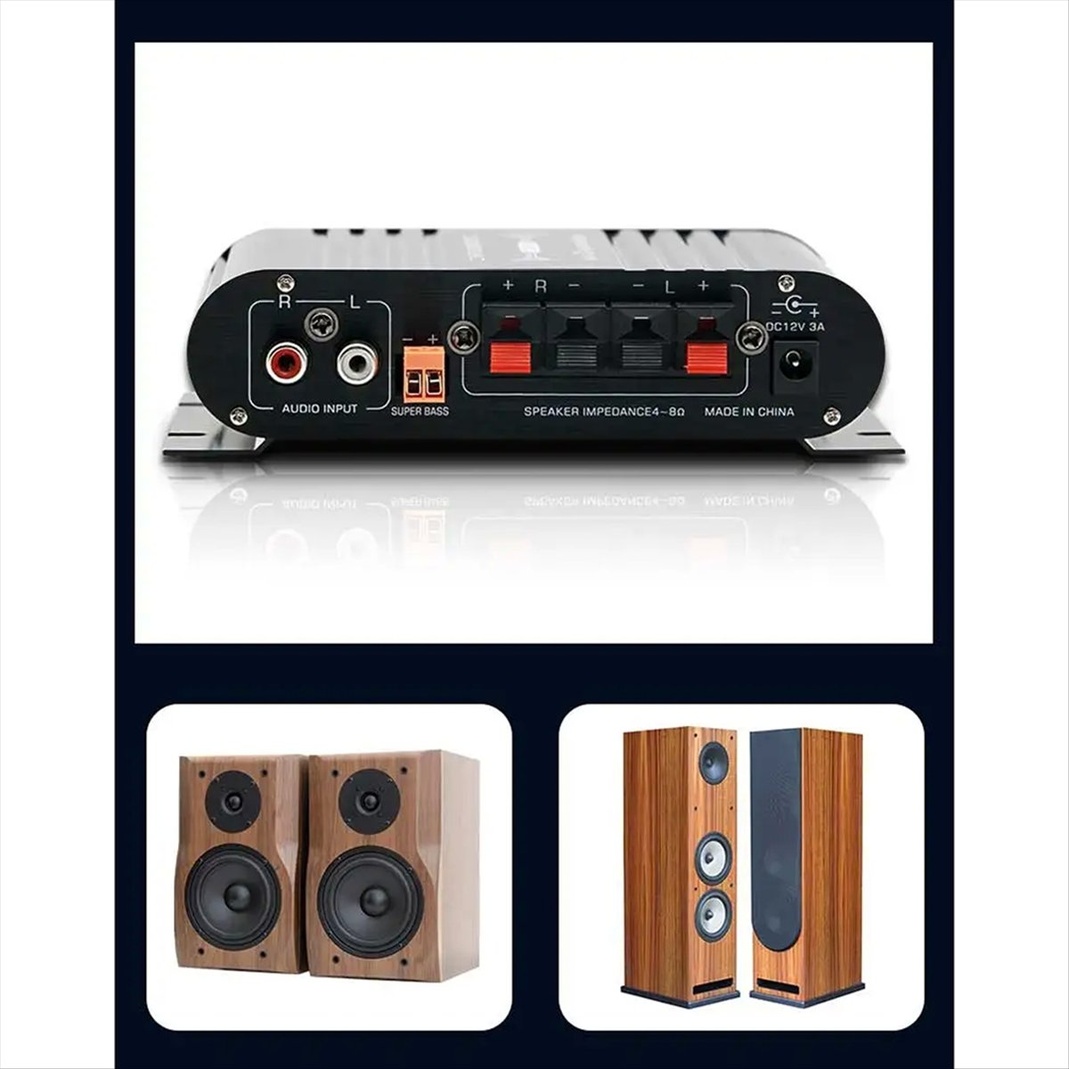 A10I Mini Digital Power Audio  - đánh giá và giá Audio Music Light