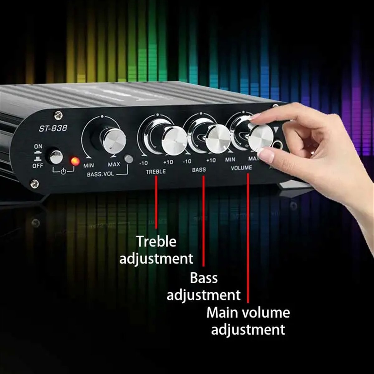 A10I Mini Digital Power Audio  - đánh giá và giá Audio Music Light