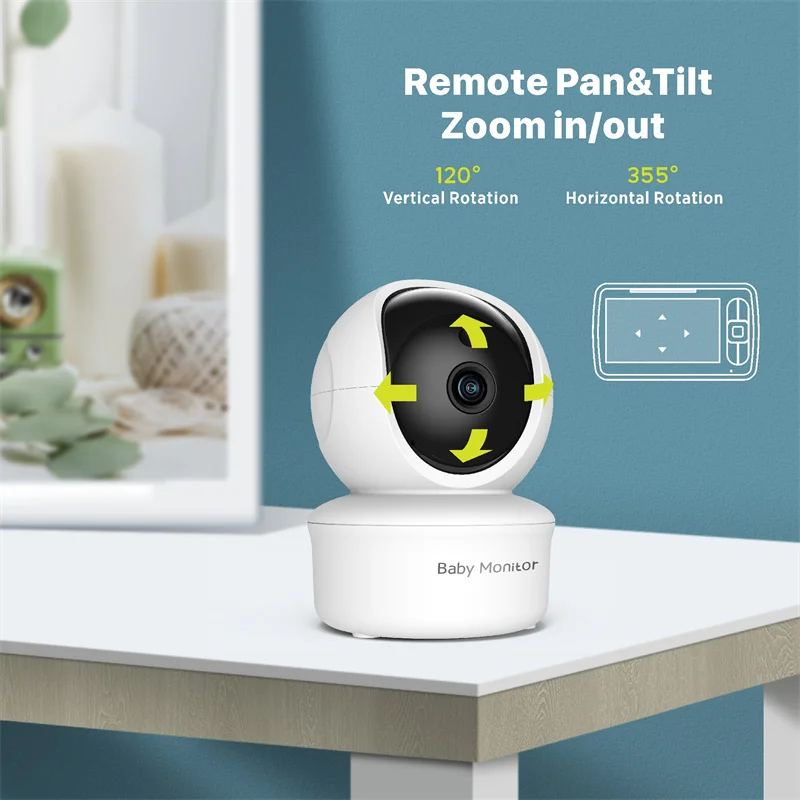 5inch Video Baby Monitor with  - đánh giá và giá Zoom Audio Music