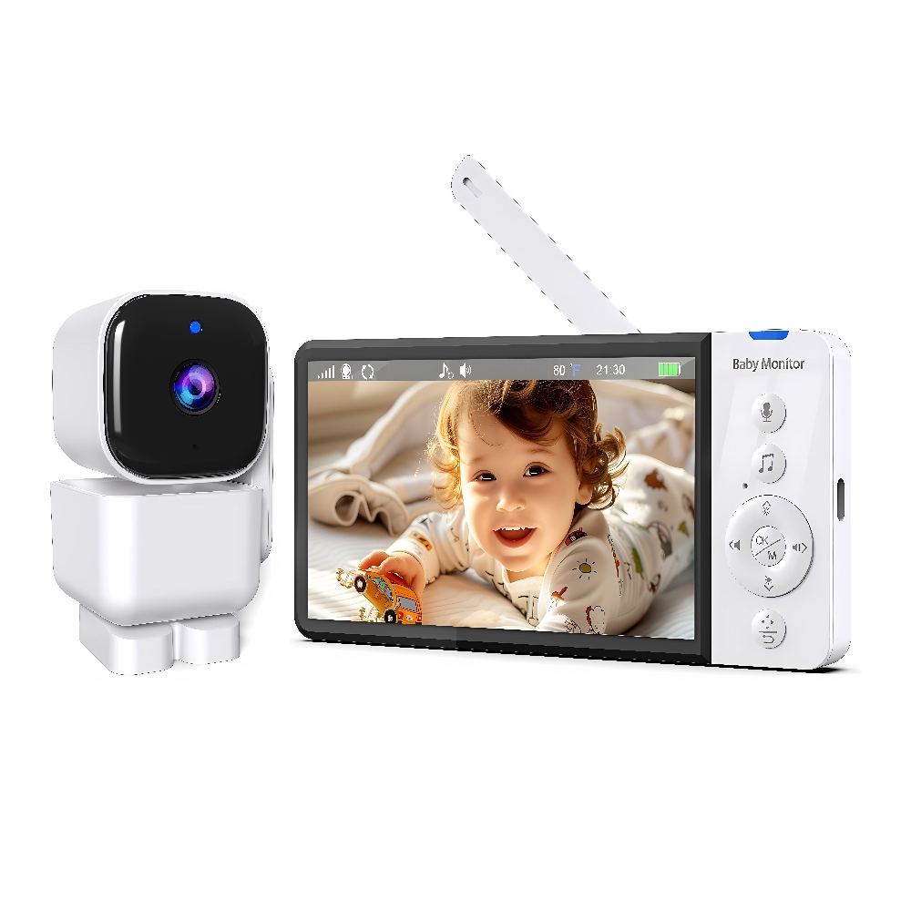 New 5'' Video Baby Monitor Wit - đánh giá và giá Zoom Audio Music