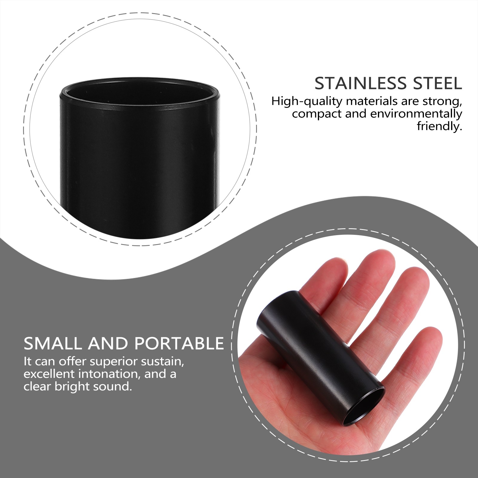 1Set Professional Guitar Slide - đánh giá và giá Guitar Slide Tube