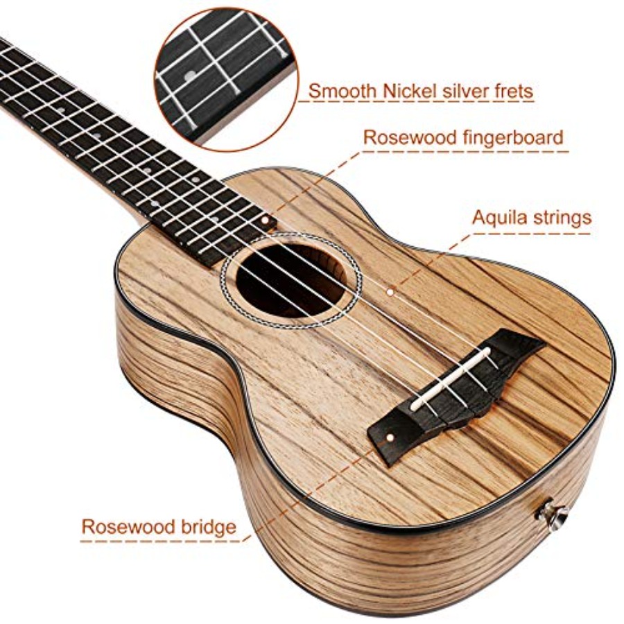 Soprano Ukulele 21 inch Profes - đánh giá và giá Ukulele Beginner Kit