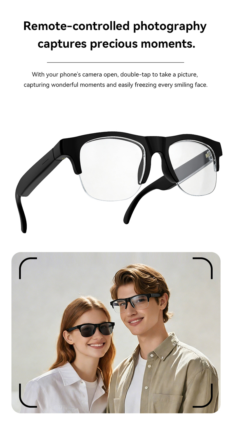 Smart Audio Glasses Semi rimle - đánh giá và giá Audio Music Light