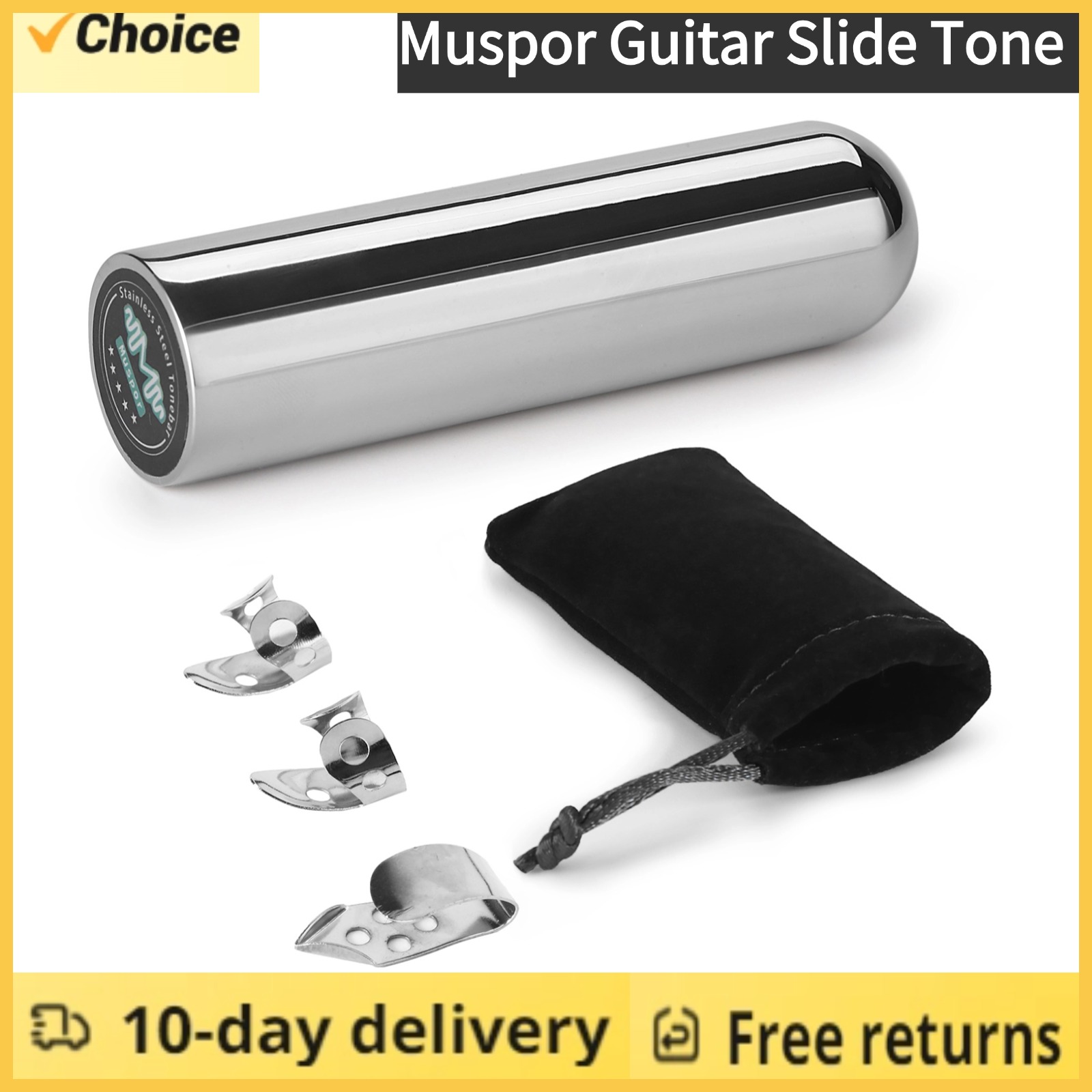 Muspor Guitar Slide Tone Bar S - đánh giá và giá Guitar Slide Tube