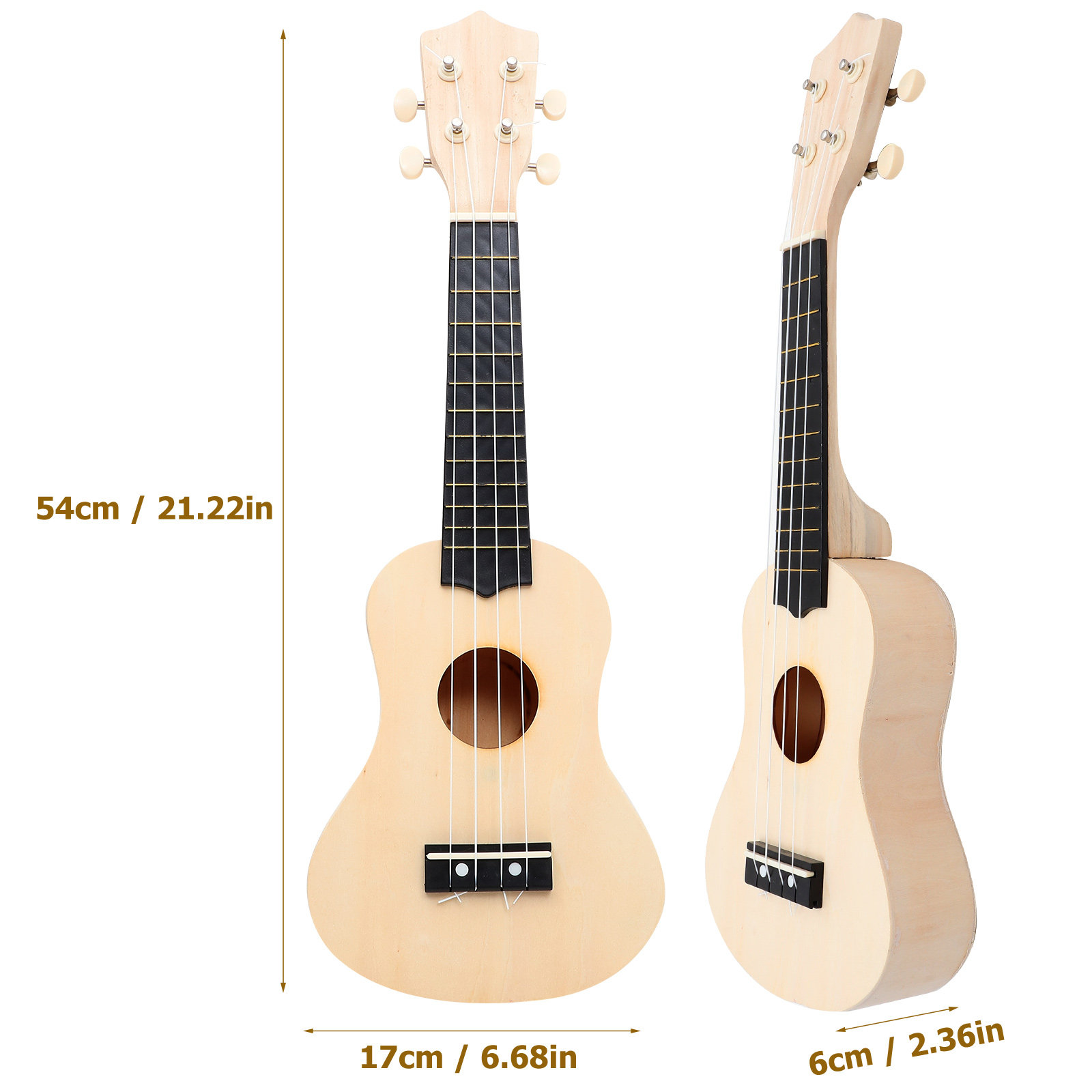 1Set DIY Ukulele Kit Unpainted - đánh giá và giá Ukulele Beginner Kit