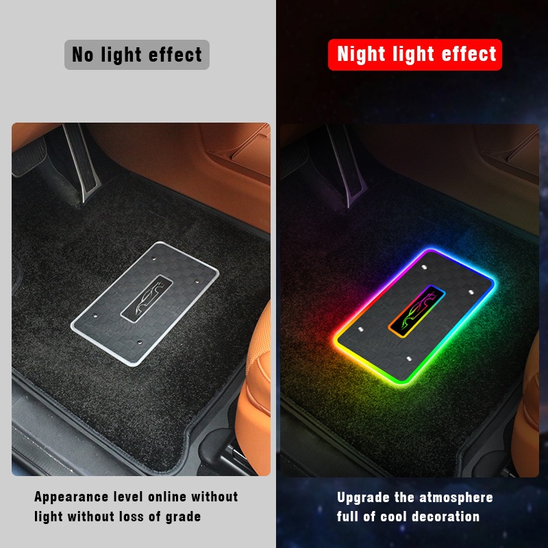 Universal Car LED Floor Mat Am - đánh giá và giá Audio Music Light